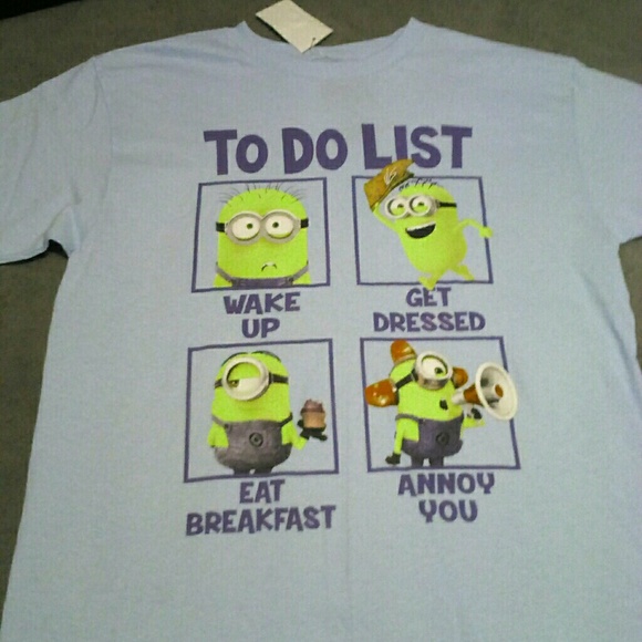 Lot De 2 T-shirts Minions Despicable Me - Homme Small Gris, Neufs Avec étiquettes
